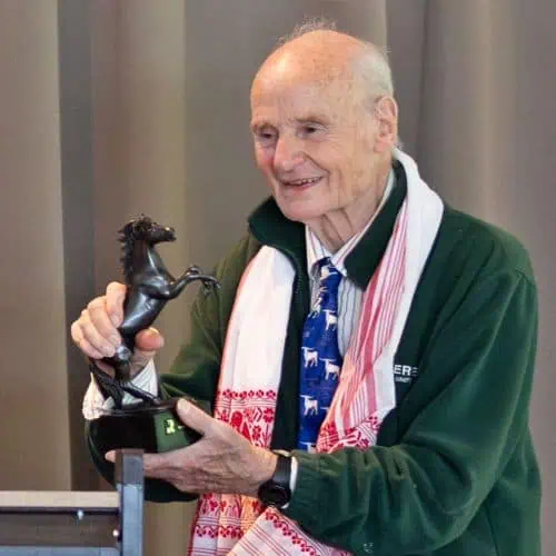 Sir Humphry Wakefield received the Rewilding Legacy Award for a lifetime devoted to restoring wild nature and inspiring others through his leadership, vision, and commitment to reforestation, wilderness protection, and conservation heritage.